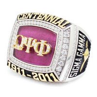 Centennial Sigma Gamma Custom ring